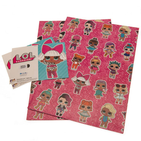 L.O.L. Surprise Colourful Gift Wrap Sheets: 1 - Gift Wrap & Bags By L.O.L. Surprise