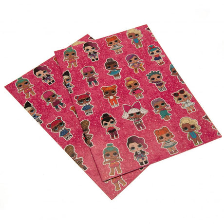 L.O.L. Surprise Colourful Gift Wrap Sheets: 2 - Gift Wrap & Bags By L.O.L. Surprise