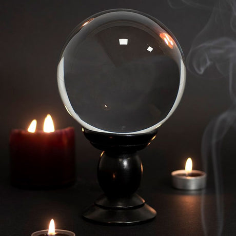 Large Clear Crystal Ball with Stand: 1 - By Gift Moments