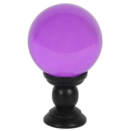 Large Purple Crystal Ball on Stand: 2 - By Gift Moments