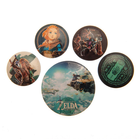 Legend Of Zelda Button Badge Set: 1 - Badges By The Legend Of Zelda