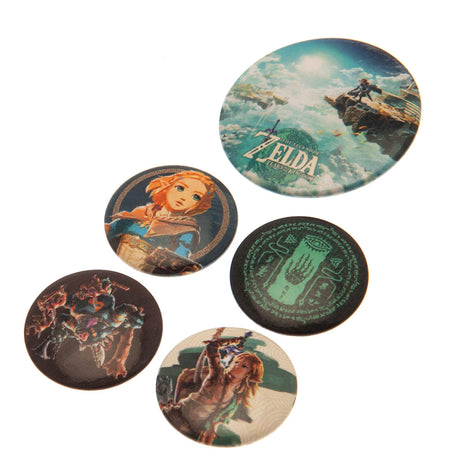 Legend Of Zelda Button Badge Set: 2 - Badges By The Legend Of Zelda