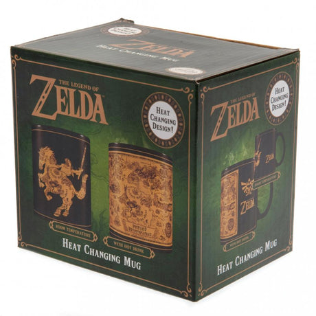 Hyrule Map Heat Changing Coffee Mug: 7 - Mugs By The Legend Of Zelda