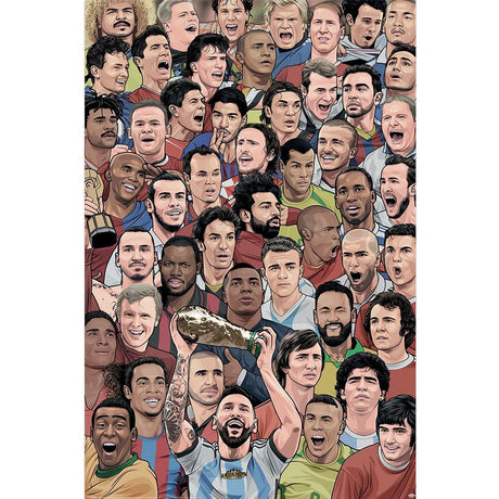 Greatest Football Legends Maxi Poster 287: 1 - Posters By Gift Moments