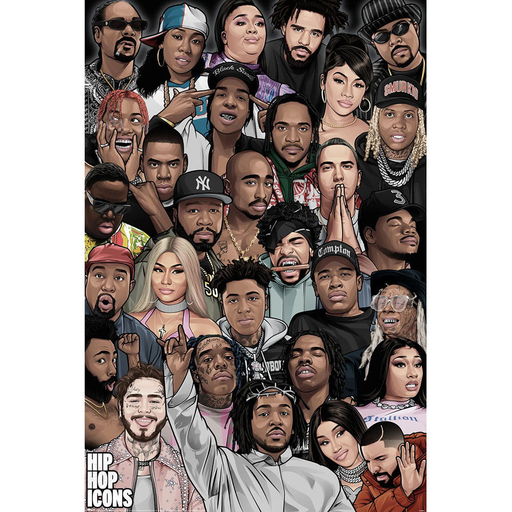 Legends Hip Hop Icons Maxi Poster 295: 1 - Posters By Gift Moments