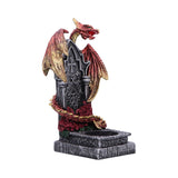 Light of the Dragon Red Ornamental Tealight Holder: 5 - Candles & Holders By NN Designs