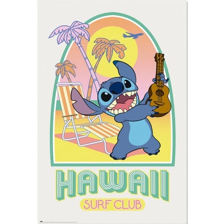 Lilo & Stitch Sunset Beach Poster: 1 - Posters By Lilo & Stitch