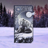 Lisa Parker Snow Kisses Wolf Embossed Purse: 1 - Purses By Lisa Parker