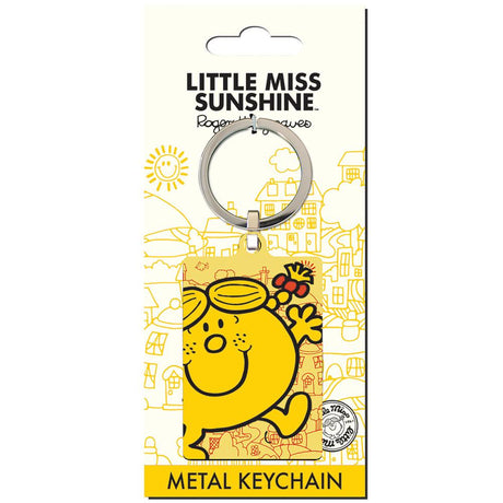 Little Miss Sunshine Metal Keyring: 3 - Keyrings By Mr. Men And Little Miss