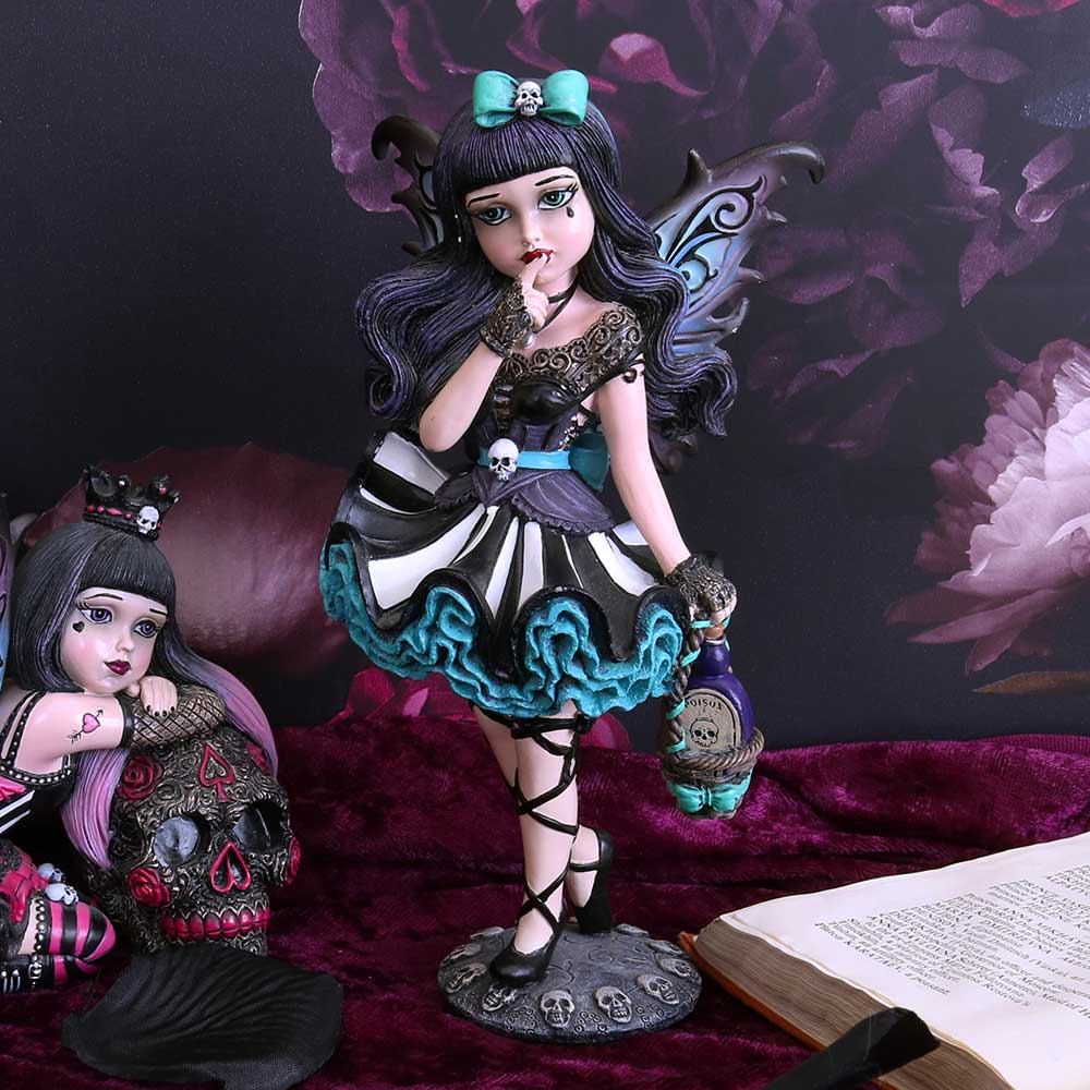 Little Shadows Adeline Figurine Gothic Fairy Ornament: 1 - Figurines Medium (15-29cm) By NN Designs