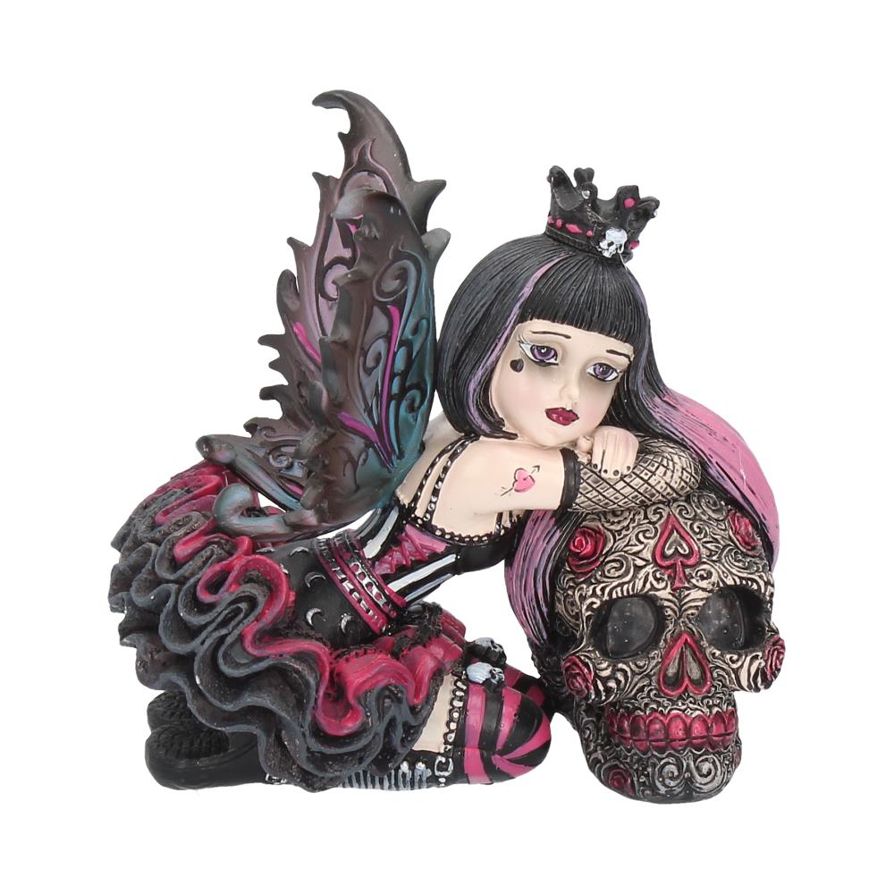 Little Shadows Lolita Figurine Gothic Fairy and Sugar Skull Ornament: 2 - Figurines Medium (15-29cm) By NN Designs