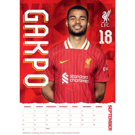 Liverpool FC A3 Calendar 2025: 3 - Calendars & Planners By Liverpool