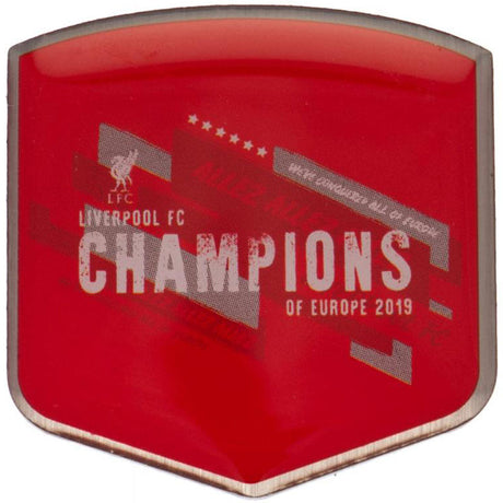 Liverpool FC Champions Of Europe Badge: 1 - Accessories By Liverpool