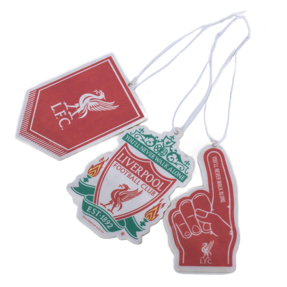 Liverpool FC Crest 3pk Air Freshener: 2 - Car Accessories By Liverpool