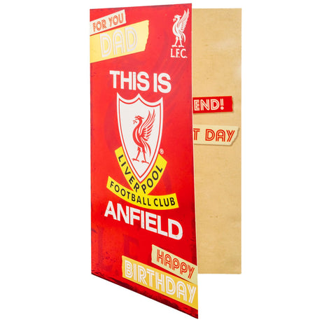 Liverpool FC Dad Birthday Card: 2 - Greeting Cards By Liverpool