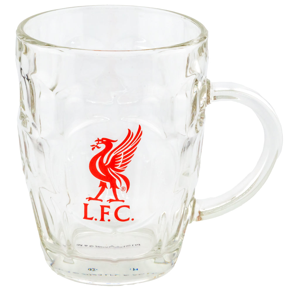 Liverpool FC Dimple Glass Tankard 500ml: 1 - Glassware By Liverpool