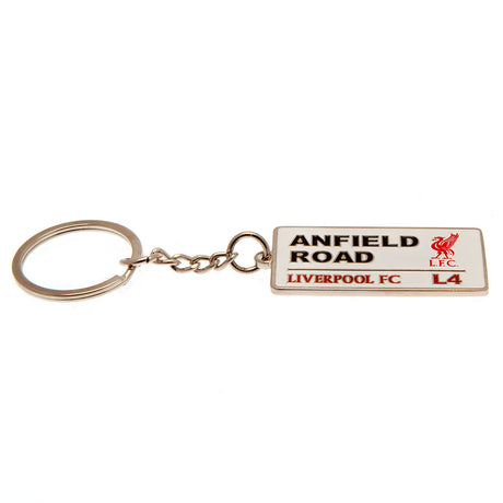 Liverpool FC Embossed Street Sign Keyring: 3 - Keyrings By Liverpool