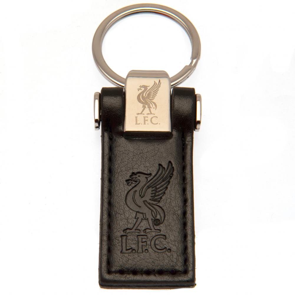 Liverpool FC Leather Key Fob: 2 - Keyrings By Liverpool