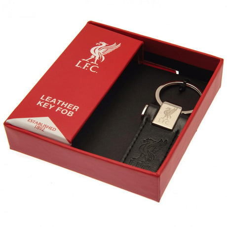 Liverpool FC Leather Key Fob: 1 - Keyrings By Liverpool