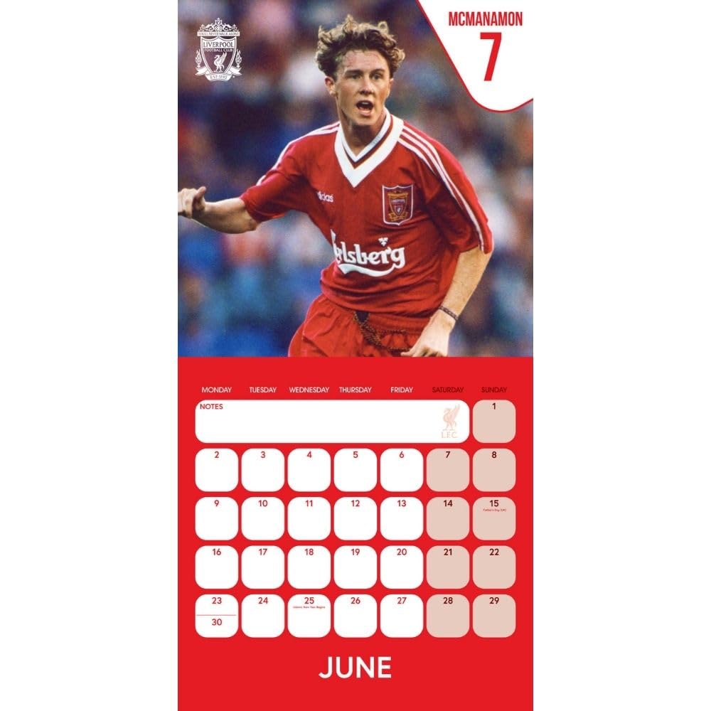 Liverpool FC Legends 2025 Square Wall Calendar: 3 - Calendars & Planners By Liverpool