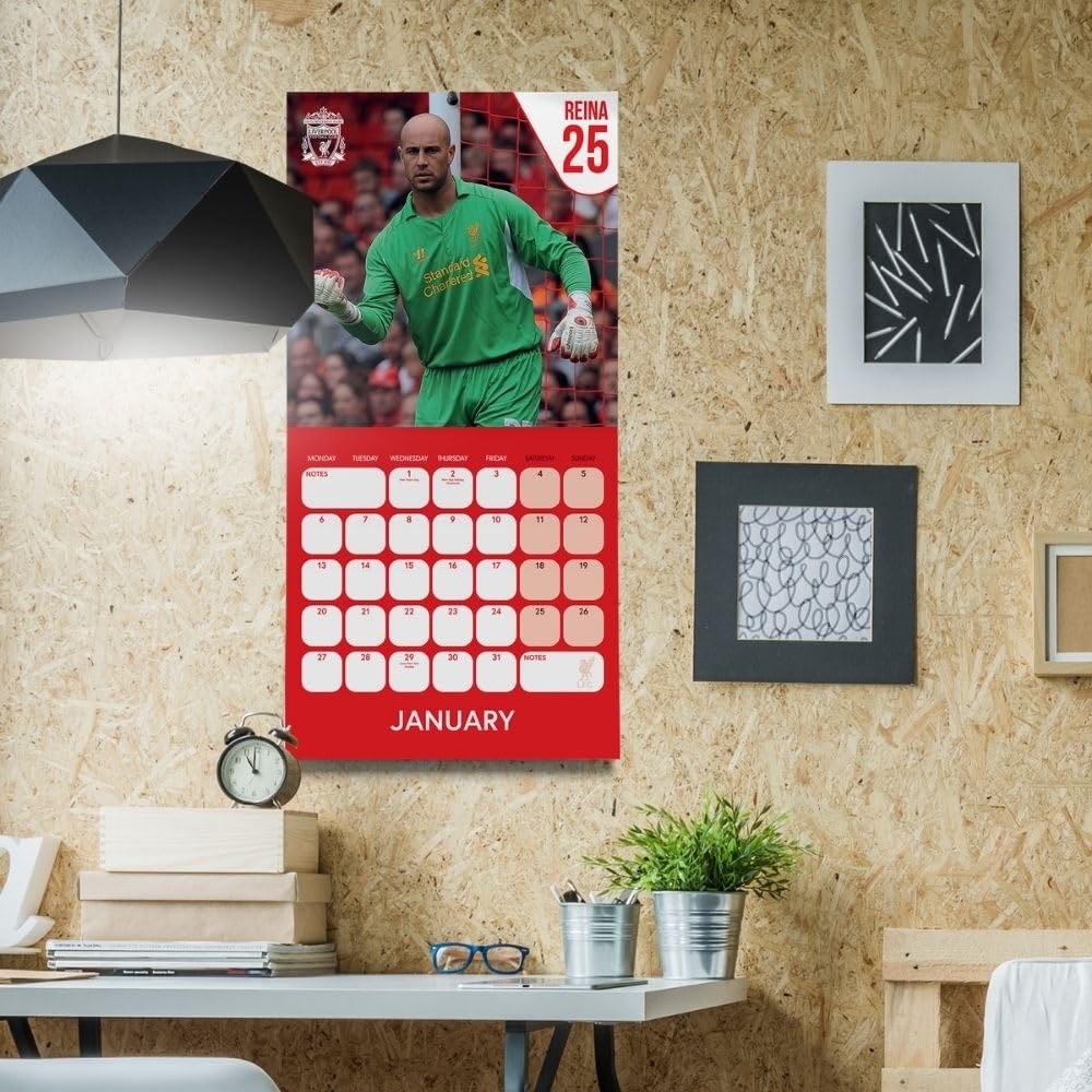 Liverpool FC Legends 2025 Square Wall Calendar: 6 - Calendars & Planners By Liverpool