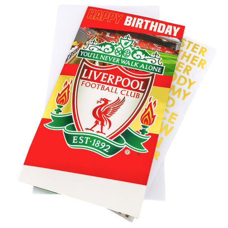 Liverpool FC Personalised Birthday Card: 1 - Greeting Cards By Liverpool