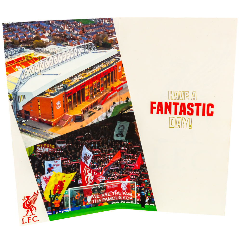 Liverpool FC Personalised Birthday Card: 3 - Greeting Cards By Liverpool