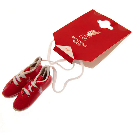 Liverpool FC Red & White Mini Football Boots: 3 - Car Accessories By Liverpool