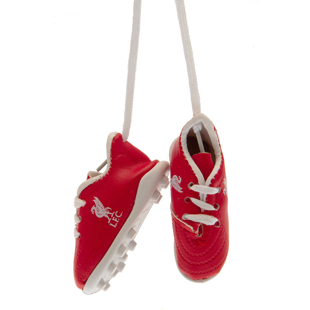 Liverpool FC Red & White Mini Football Boots: 1 - Car Accessories By Liverpool