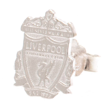 Liverpool FC Sterling Silver Crest Stud Earrings: 2 - Jewellery By Liverpool