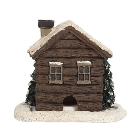 Log Cabin Incense Cone Burner: 3 - Incense Holders By Gift Moments