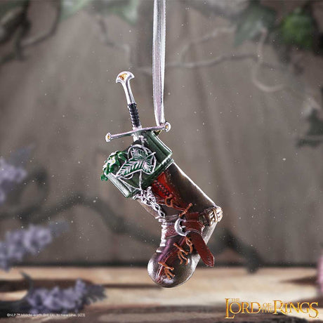 Aragorn Stocking Hanging Ornament: 1 - Decorations By The Lord Of The Rings