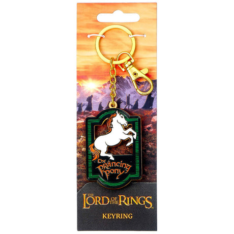 Prancing Pony Charm Keyring: 3 - Keyrings By The Lord Of The Rings