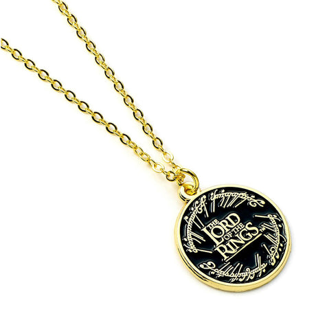 Gold Plated The Lord of the Rings Necklace: 1 - Jewellery By The Lord Of The Rings