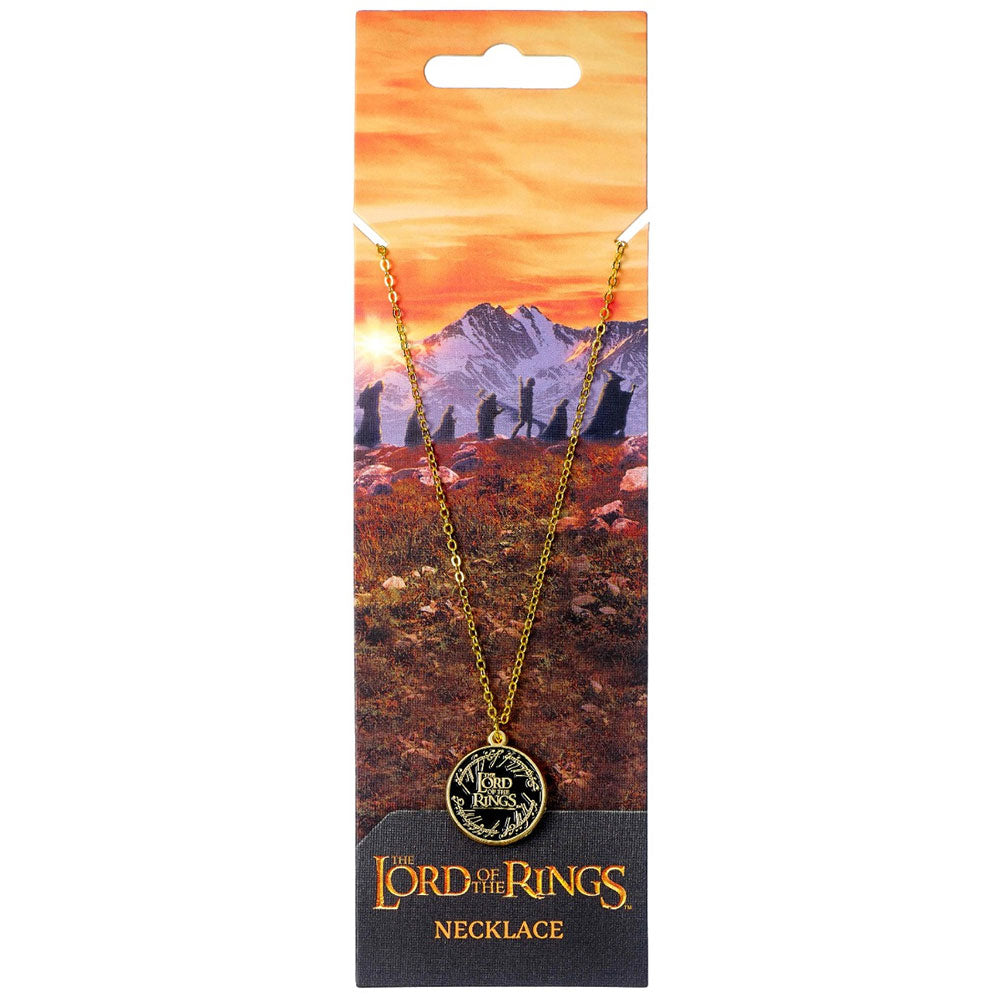 Gold Plated The Lord of the Rings Necklace: 4 - Jewellery By The Lord Of The Rings