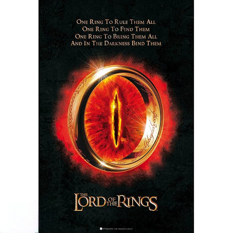 One Ring Maxi Poster 68 cm: 1 - Posters By The Lord Of The Rings