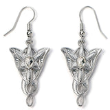 Evenstar Silver Plated Hook Earrings: 2 - Jewellery By The Lord Of The Rings