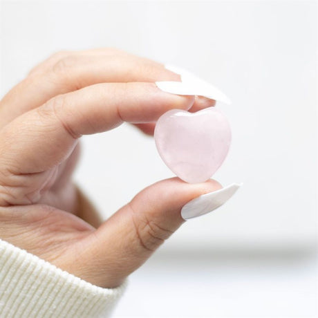 I Love You Rose Quartz Crystal Heart in a Bag: 5 - By Gift Moments