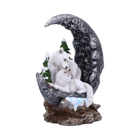 Lunar Companions Wolves Moon Figurine 19.3cm: 5 - Figures & Collectables By Gift Moments