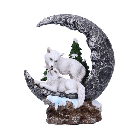 Lunar Companions Wolves Moon Figurine 19.3cm: 2 - Figures & Collectables By Gift Moments