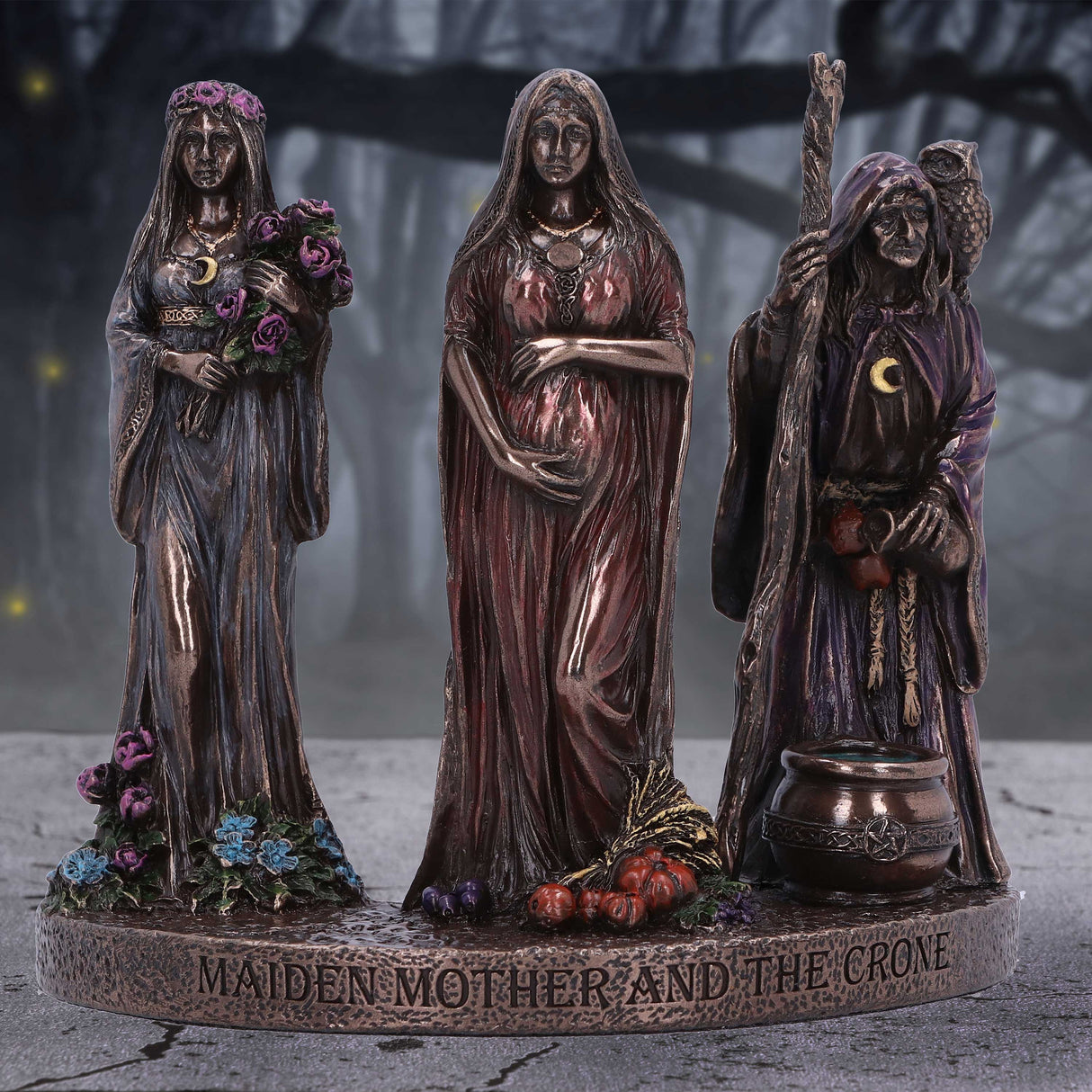 Maiden Mother and Crone Trio of Life mini figurines: 1 - Figures & Collectables By Gift Moments