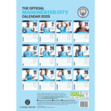 Manchester City FC A3 Calendar 2025: 4 - Calendars & Planners By Manchester City