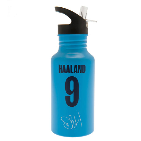 Manchester City FC Aluminium Drinks Bottle Haaland: 1 - Water Bottles By Manchester City