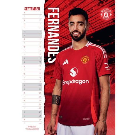 Manchester United FC 2025 A3 Wall Calendar: 3 - Calendars & Planners By Manchester United