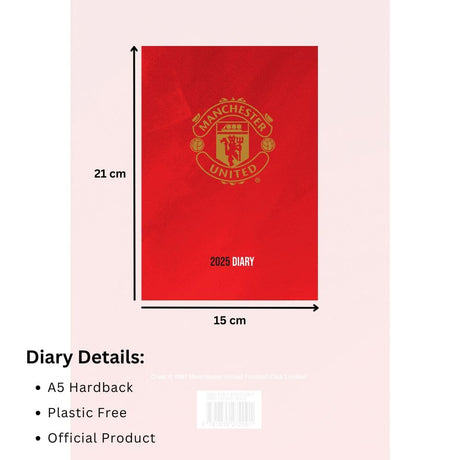 Manchester United FC A5 Diary 2025: 4 - Diaries By Manchester United