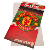 Manchester United FC Birthday Card No 1 Fan: 1 - Greeting Cards By Manchester United