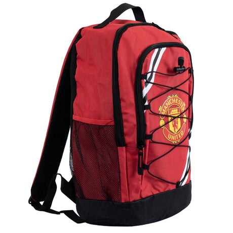 Manchester United FC Core Stripe Backpack: 2 - Bags By Manchester United