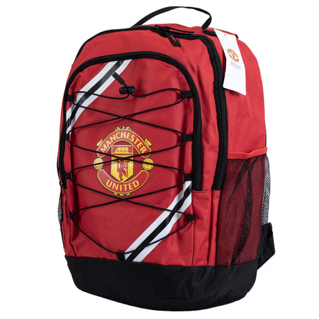 Manchester United FC Core Stripe Backpack: 5 - Bags By Manchester United