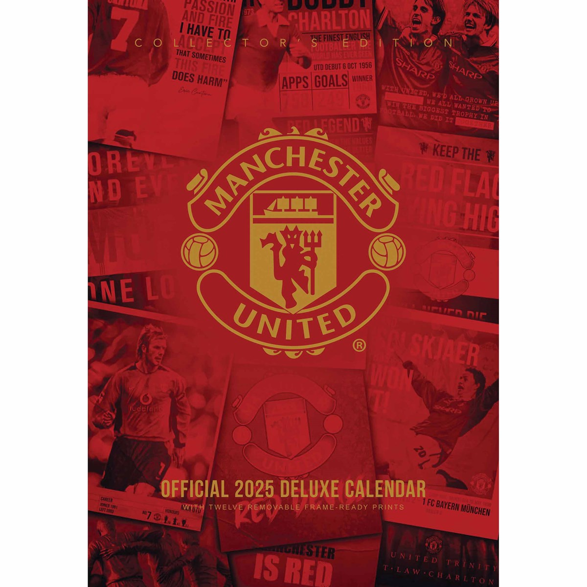 Manchester United FC 2025 Deluxe Calendar: 1 - Calendars By Manchester United