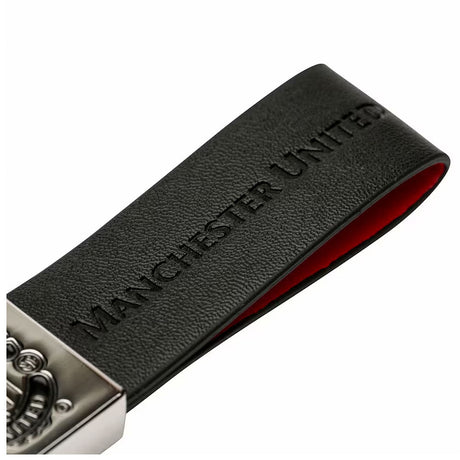 Manchester United Faux Leather Key Fob: 3 - Keyrings By Manchester United